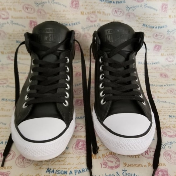 Converse Shoes - NWOT!! CONVERSE Black Leather All Star